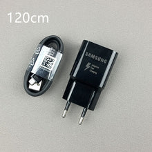 Load image into Gallery viewer, Original Samsung Fast Charger QC 3.0 charge power adapter Usb cable For Galaxy J3 J5 j7 A3 A5 A7 2016 A10 Note 4 5 S4 S6 S7 EDGE