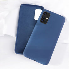 Load image into Gallery viewer, For Samsung Galaxy A51 Case Rubber Liquid Silicone Shockproof Soft Case For Samsung Galaxy A01 A11 A21 A31 A41 A71 S20 S20 Ultra