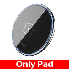 Load image into Gallery viewer, Essager 10W Qi Wireless Charger For iPhone 11 Pro Xs Max X Xr 8 Induction Fast Wireless Charging Pad For Samsung S20 Xiaomi mi 9