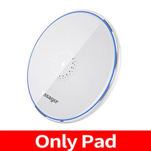 Load image into Gallery viewer, Essager 10W Qi Wireless Charger For iPhone 11 Pro Xs Max X Xr 8 Induction Fast Wireless Charging Pad For Samsung S20 Xiaomi mi 9
