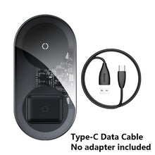 Load image into Gallery viewer, Baseus Visible Wireless Charger Wireless Chargepad for iPhone Airpods 15W Fast Charging Wireless Charge Pad QI Enabled Devices