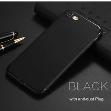Load image into Gallery viewer, ITEUU Ultra-Thin TPU Matte Case for iphone 7 8 Plus SE 2020 Cases Silicone Gel Soft Back Cover Shell for iphone 7 8 7PLUS 8PLUS