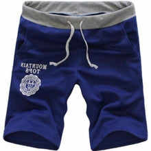 Load image into Gallery viewer, VISNXGI Drawstring Shorts Men Casual Beach Summer Elastic Waist Shorts Men Cotton Plus Size Loose Letter Printed Male Short Hot