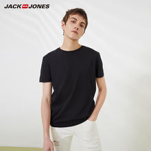 Load image into Gallery viewer, JackJones Men's Cotton T-shirt Solid Color Ice Cool Touch Fabric Men's Basic Top Fashion t shirt Jack Jones tshirt 220101546