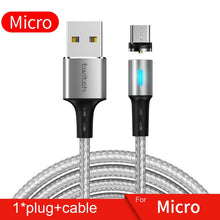 Load image into Gallery viewer, Twitch Micro USB Magnetic USB Cable For Samsmung S7 Xiaomi Microusb Android Mobile Phone Magnet Charging Cable Micro USB Charger
