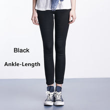 Load image into Gallery viewer, Women Jeans Plus Size Casual high  waist summer Autumn Pant Slim Stretch Cotton Denim Trousers for woman Blue black 4xl 5xl 6xl
