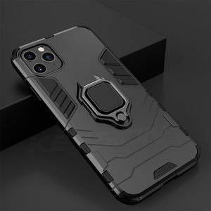 KEYSION Shockproof Armor Case For iPhone 11 Pro 11 Pro Max Phone Back Cover for Apple iPhone 11 SE 2020 Xs Max 5 6S 7 8 Plus XR