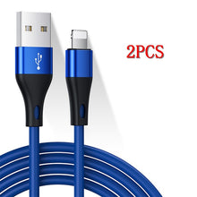 Load image into Gallery viewer, 2PCS USB Cable For iPhone Cable 11 Pro Max Xs Xr X 8 7 6 6s 5s Plus iPad Fast Charging Cables Cord Data Cable For iPhone Charger
