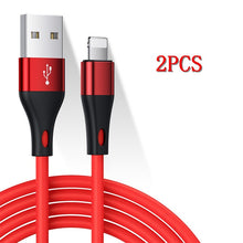 Load image into Gallery viewer, 2PCS USB Cable For iPhone Cable 11 Pro Max Xs Xr X 8 7 6 6s 5s Plus iPad Fast Charging Cables Cord Data Cable For iPhone Charger
