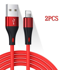 2PCS USB Cable For iPhone Cable 11 Pro Max Xs Xr X 8 7 6 6s 5s Plus iPad Fast Charging Cables Cord Data Cable For iPhone Charger