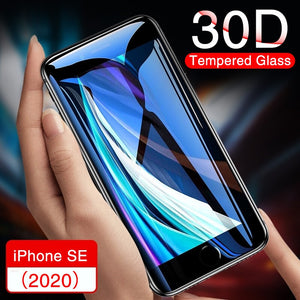 30D Full Cover Tempered Glass on The For iPhone SE 2020 7 8 6 6S Plus Screen Protector Film For iPhone 11 Pro X XR XS Max Glass