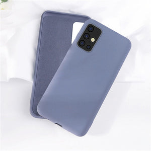 For Samsung Galaxy A51 Case Rubber Liquid Silicone Shockproof Soft Case For Samsung Galaxy A01 A11 A21 A31 A41 A71 S20 S20 Ultra