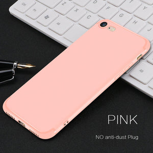 ITEUU Ultra-Thin TPU Matte Case for iphone 7 8 Plus SE 2020 Cases Silicone Gel Soft Back Cover Shell for iphone 7 8 7PLUS 8PLUS