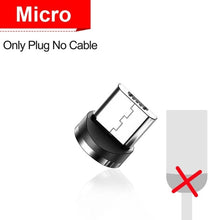 Load image into Gallery viewer, Marjay magnético micro cabo usb para iphone samsung android carregamento rápido ímã carregador usb tipo c cabo cabo do telefone móvel fio
