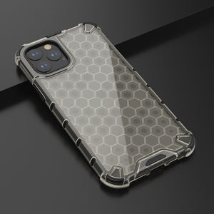 KEYSION Shockproof Armor Phone Case for IPhone 11 Pro 11 Pro Max Honeycomb Airbag Back Cover for IPhone XR XS Max 6 6s 7 8 Plus