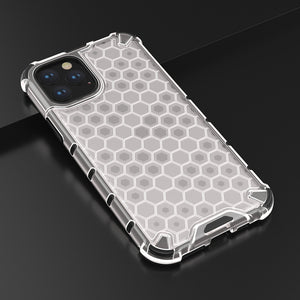 KEYSION Shockproof Armor Phone Case for IPhone 11 Pro 11 Pro Max Honeycomb Airbag Back Cover for IPhone XR XS Max 6 6s 7 8 Plus