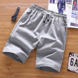 2020 Summer Men's shorts Casual Loose Cropped Trousers Sports Shorts Loose Knit Straight Casual Pants Cotton Short Pants New 4XL