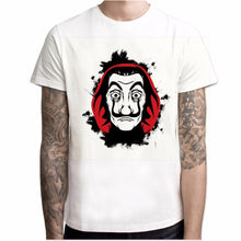 Load image into Gallery viewer, Tshirts Men Short Sleeve House of Paper T Shirt Men Funny Design La Casa De Papel T Shirt Money Heist Tees Tv Series T-shirt
