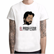 Load image into Gallery viewer, Tshirts Men Short Sleeve House of Paper T Shirt Men Funny Design La Casa De Papel T Shirt Money Heist Tees Tv Series T-shirt
