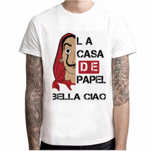 Load image into Gallery viewer, Tshirts Men Short Sleeve House of Paper T Shirt Men Funny Design La Casa De Papel T Shirt Money Heist Tees Tv Series T-shirt
